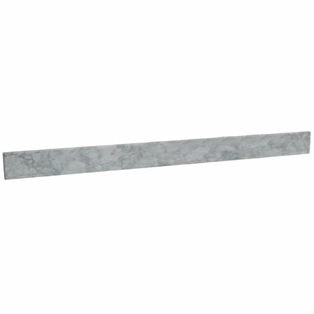 COMFORTCORRECT 60 in. Carrara Marble Backsplash, White CO2798971